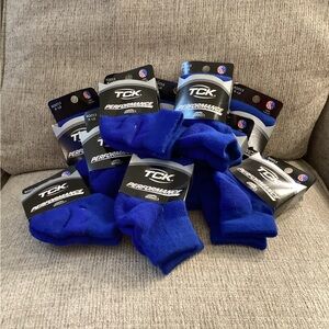 TCK Performance Blue Socks